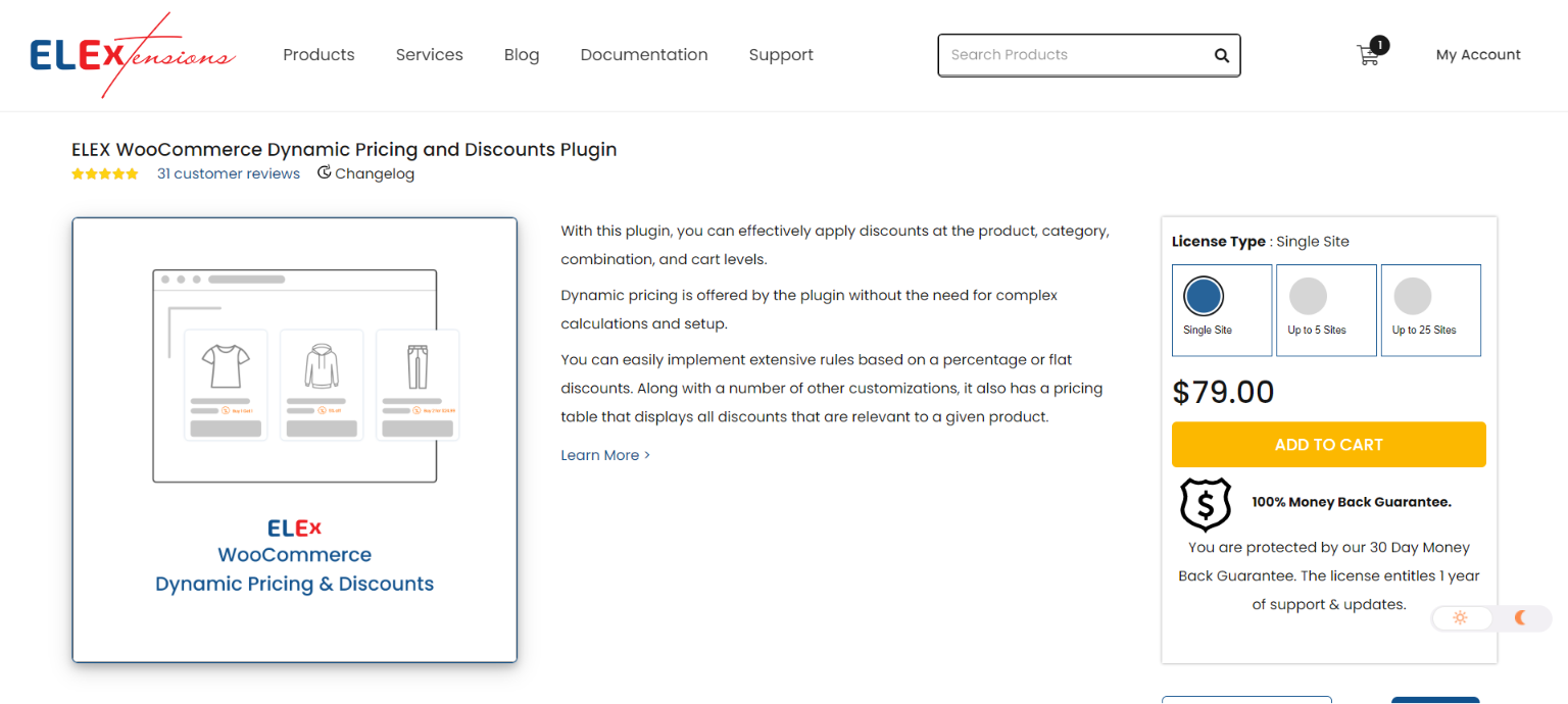 ELEX Dynamic Pricing and Discounts plugin for WooCommerce