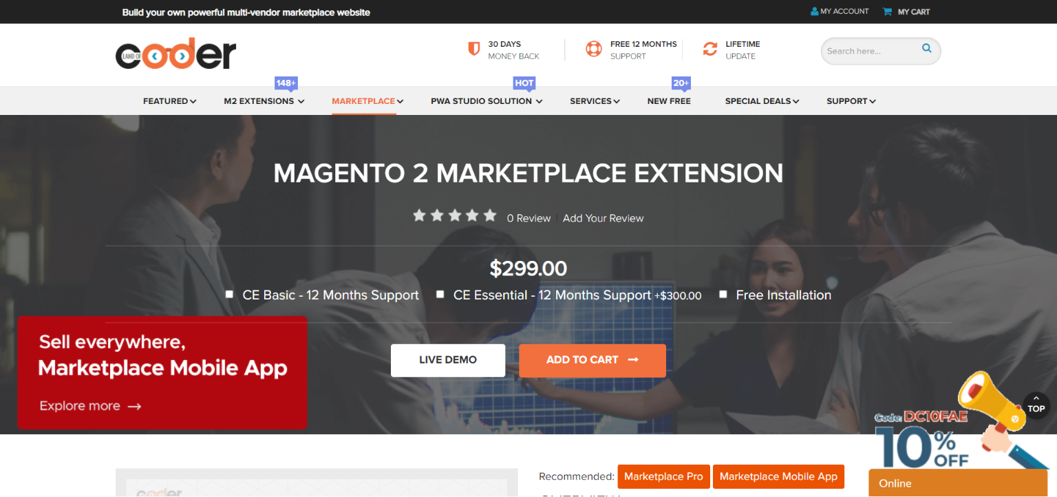 LandofCoder’s Magento 2 Marketplace Extension (Magneto 2)