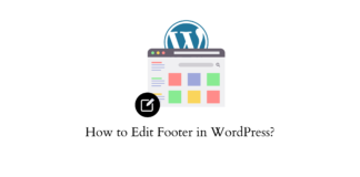 Edit Footer in WordPress