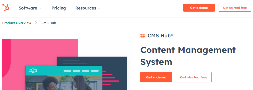 Hubspot CMS Homepage