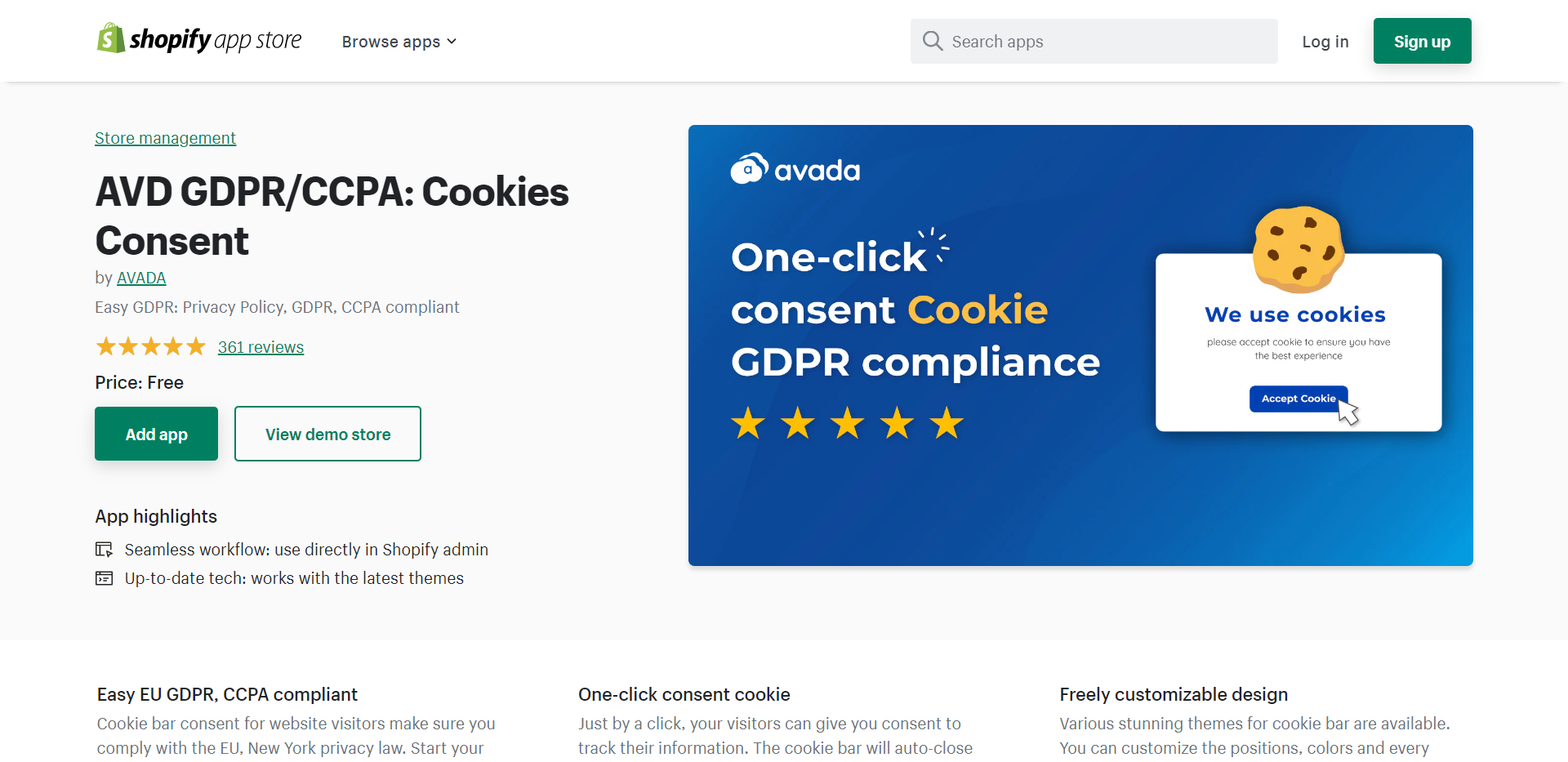AVD GDPR/CCPA: Cookies Consent plugin