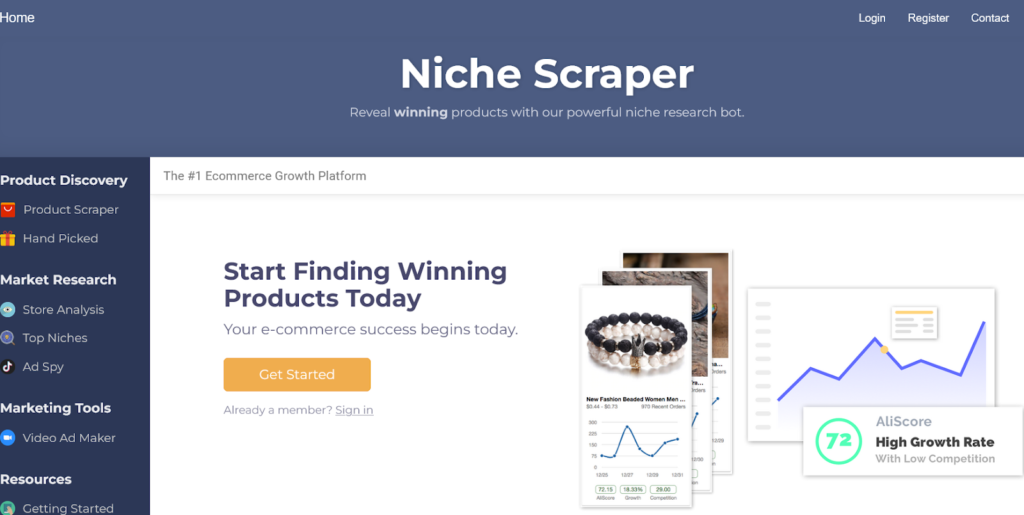 Niche Scraper - Product Research Tool for Dropshipping Businesses