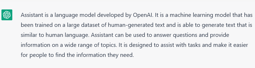 Answers by OpenAI ChatGPT