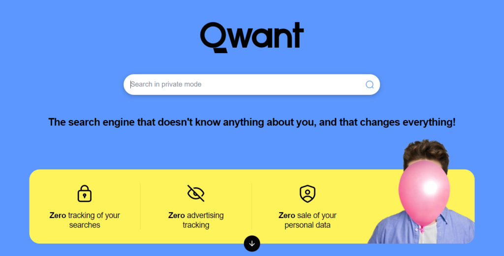 Qwant for online privacy