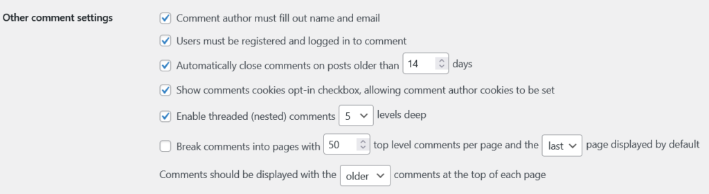 How to Prevent WordPress Spam Comments? - Discussion Settings