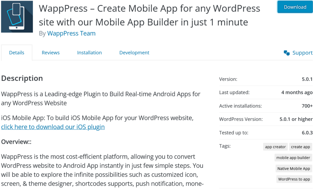 Convert Your WordPress Website into an Android App with WappPress