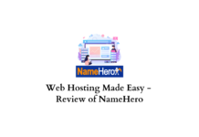 Review of NameHero - Web hosting made easy