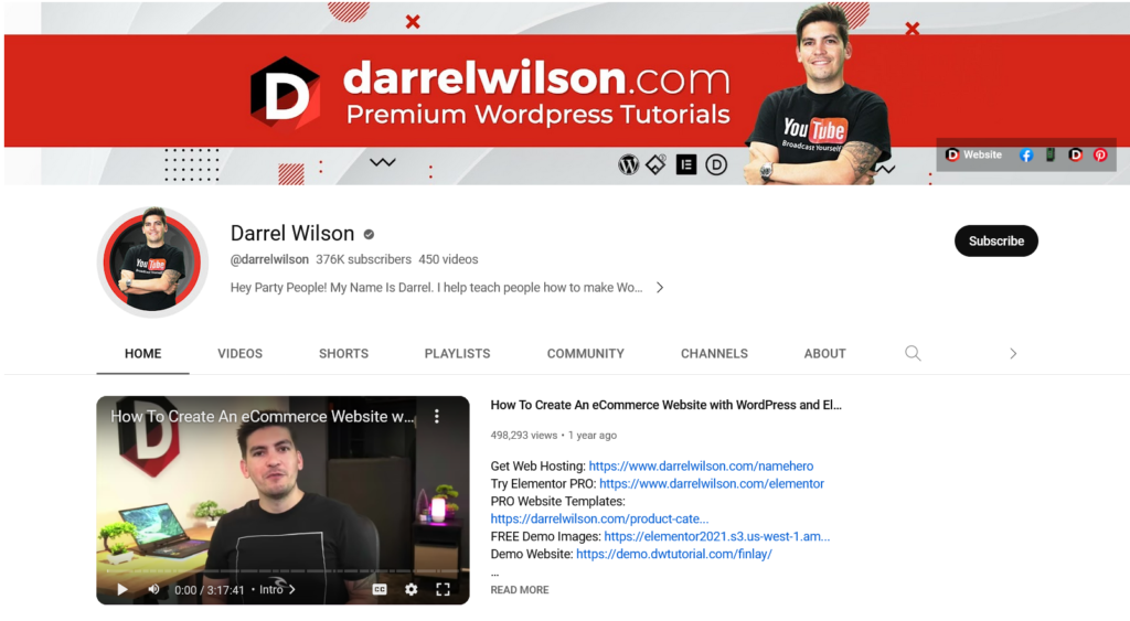 Useful YouTube Channels for WooCommerce Store Owners - Darrel Wilson