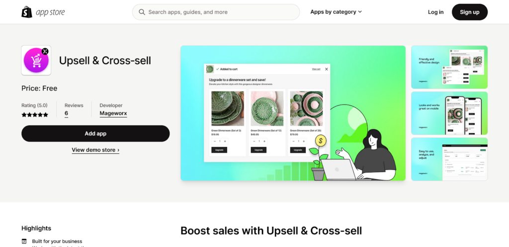 Upsell & Cross Sell by MageWorx