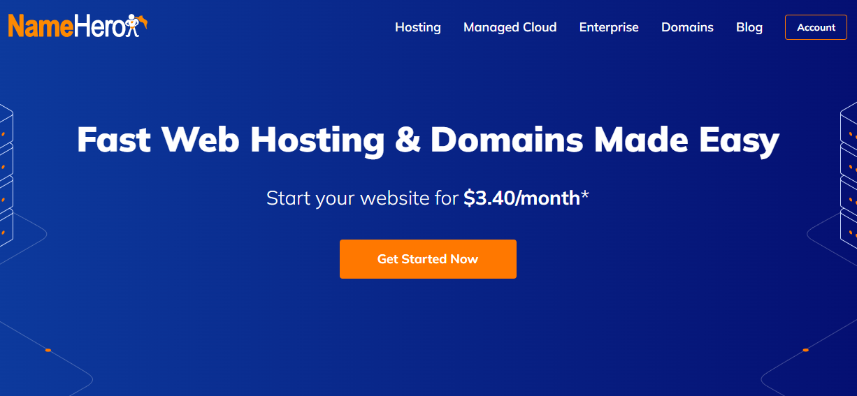 NameHero web hosting
