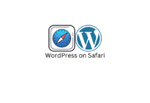 WordPress on Safari