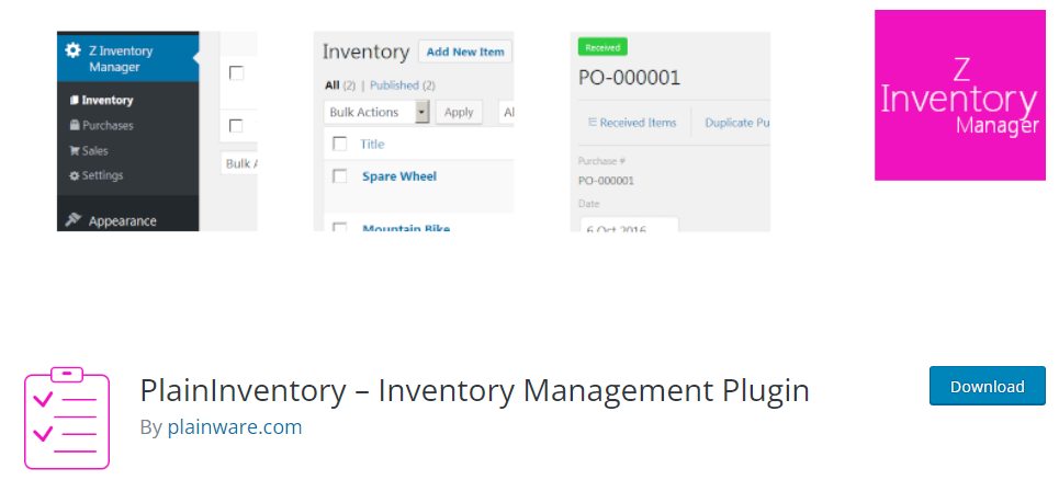 Z Inventory Manager
