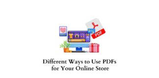 Ways to use PDF for Online store