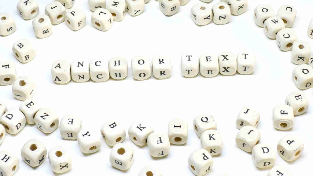 Role of anchor texts for link prospects