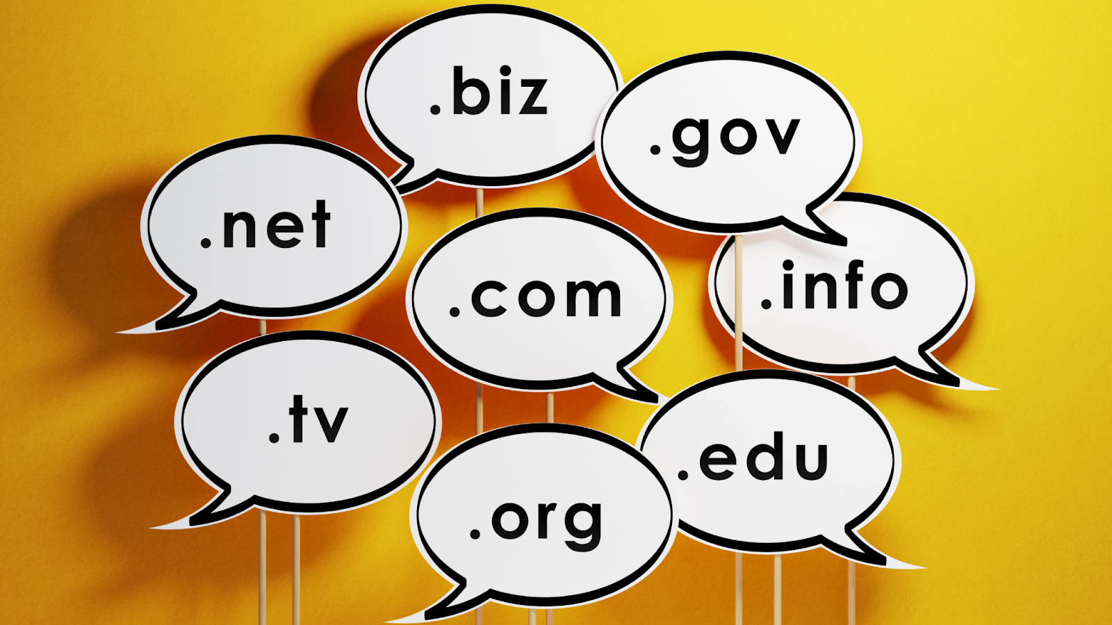 Choose suitable Domain Name Extensions