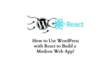 How to use WordPress with React