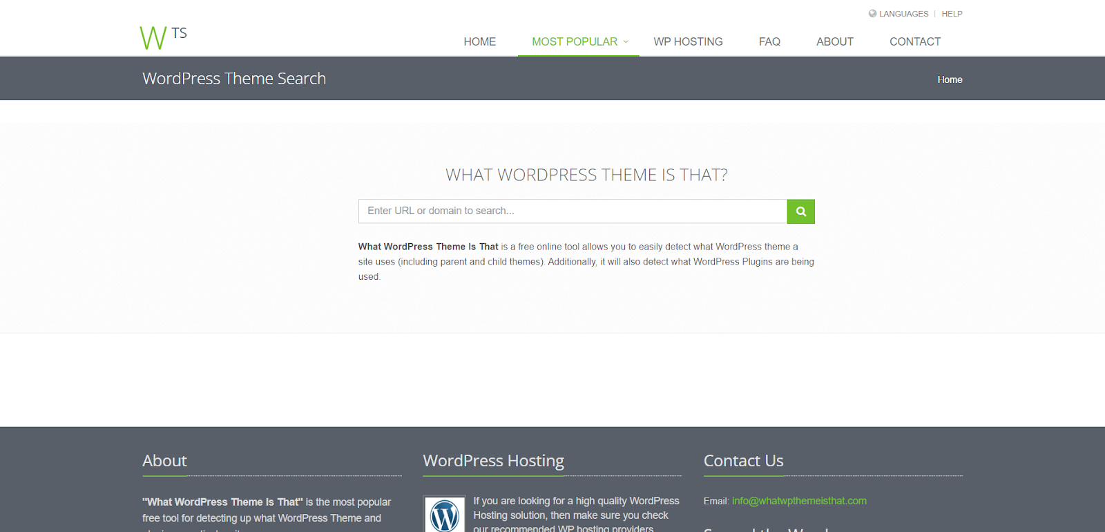 What WordPress Theme Is That?