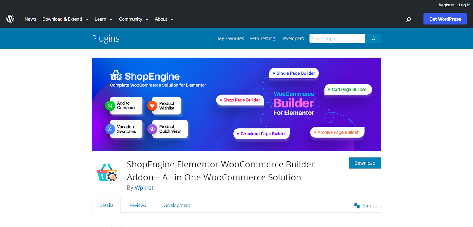 ShopEngine Elementor WooCommerce Builder Addon
