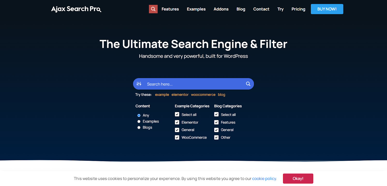 Ajax Search Pro plugin