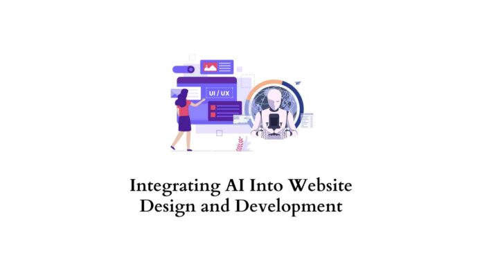 Intergrating AI into website design and development