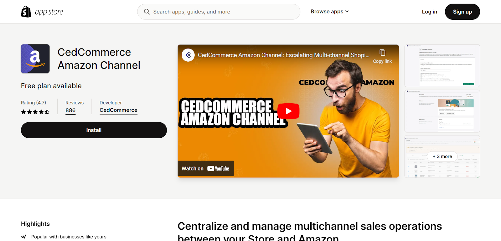 CedCommerce Amazon Channel plugin