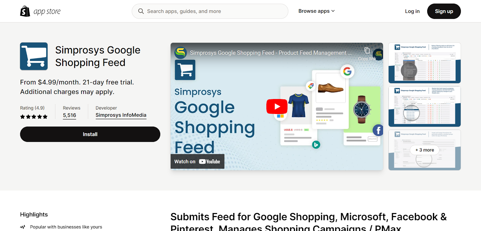 Simprosys Google Shopping Feed plugin
