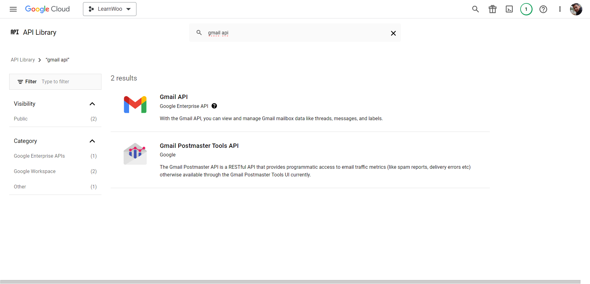 Install the Gmail API