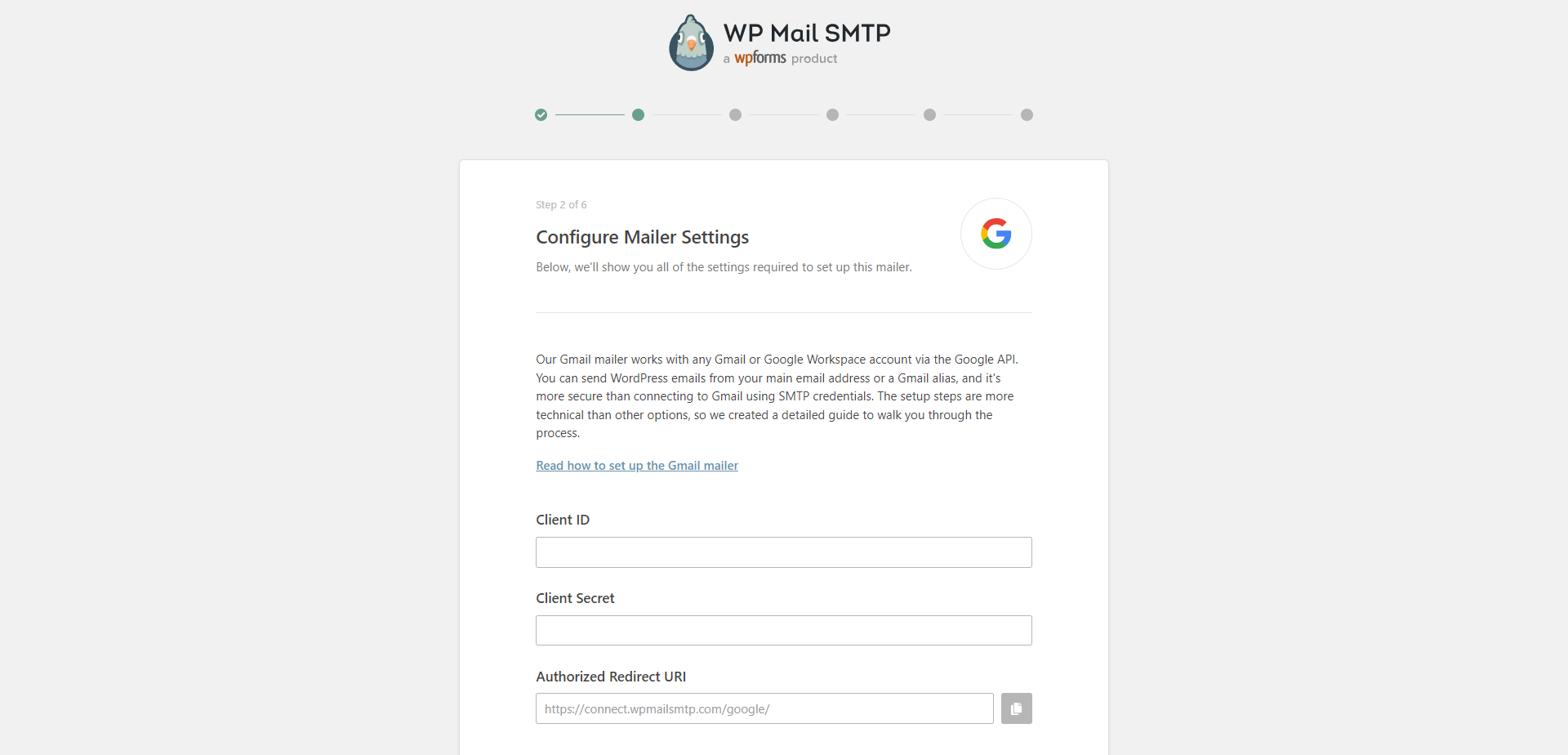 Configuring the SMTP Mailer