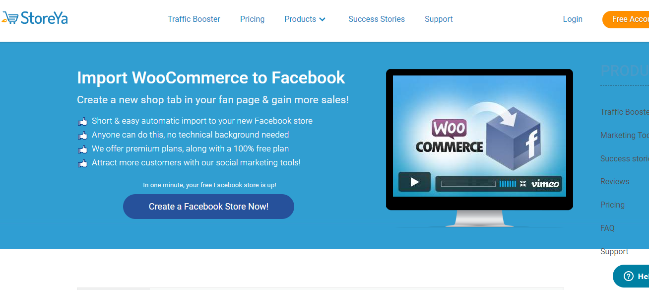 Import WooCommerce to Facebook by StoreYa