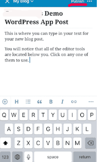 Publishing Your Blog Post