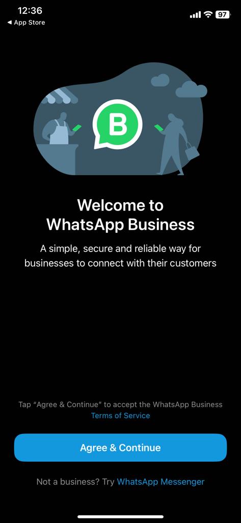 Register an Account with WhatsApp Business
