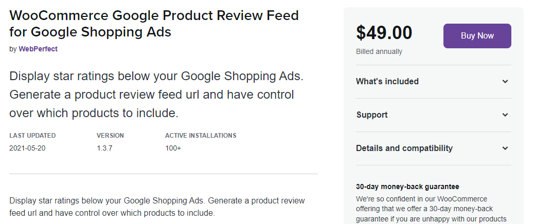 WooCommerce Google Product Review Feed