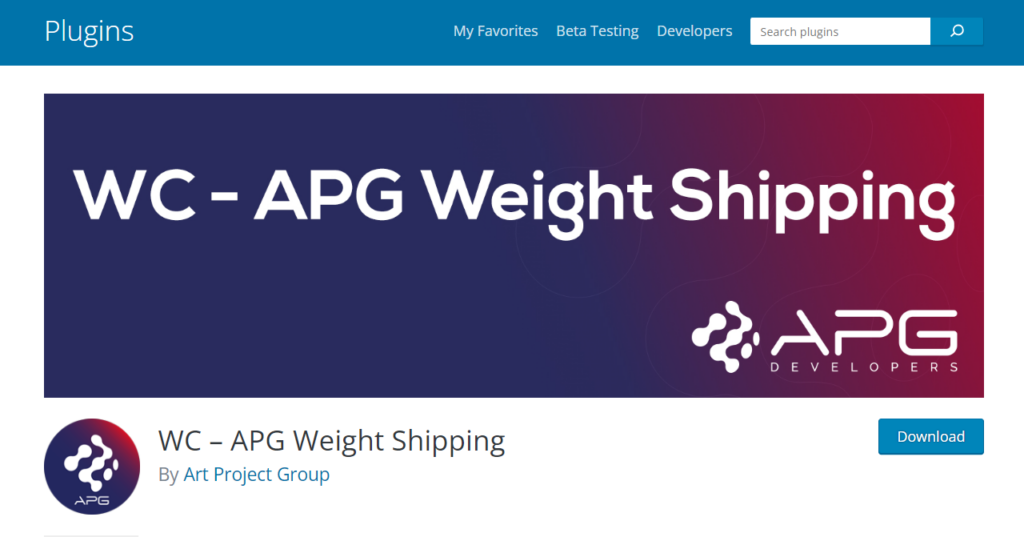 apg weight shipping