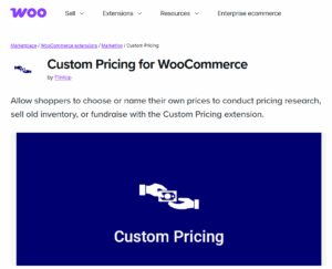 Custom Price for WooCommerce
