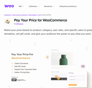 WooCommerce Pay Your Price