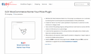 Elex WooCommerce Name Your Price