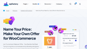 WPFactory Name Your Price for WooCommerce