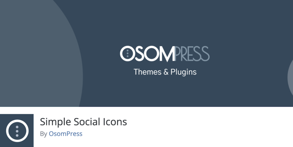 Simple Social Icons
