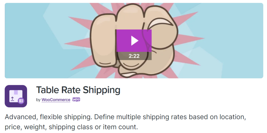 table rate shipping plugin
