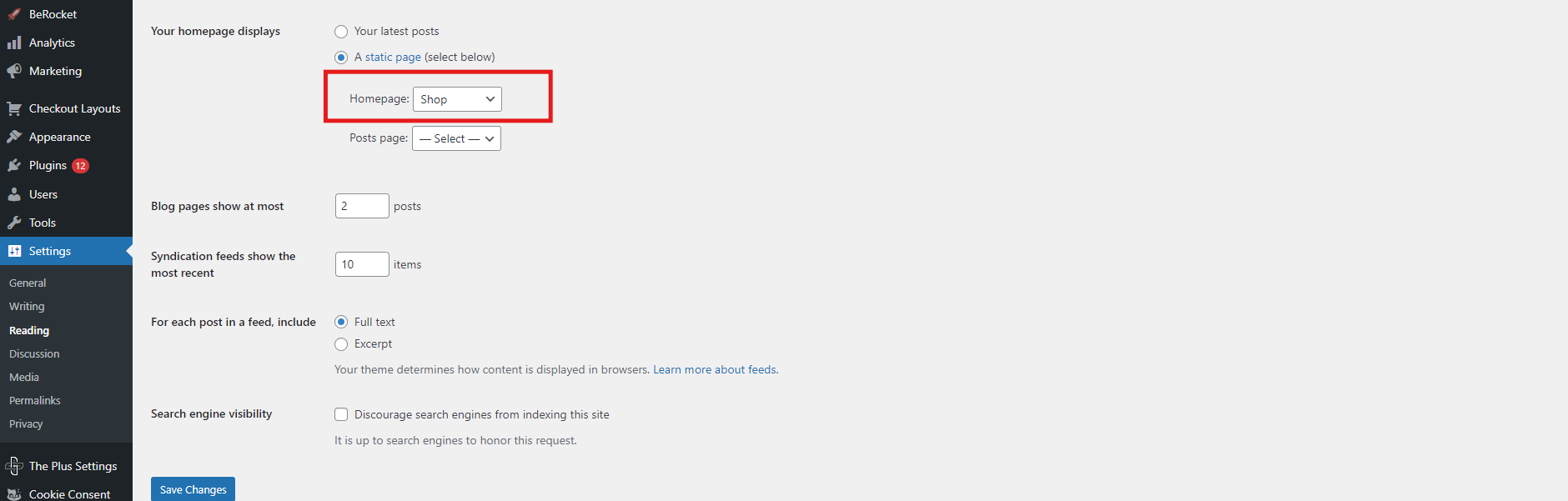 static-page-to-shop