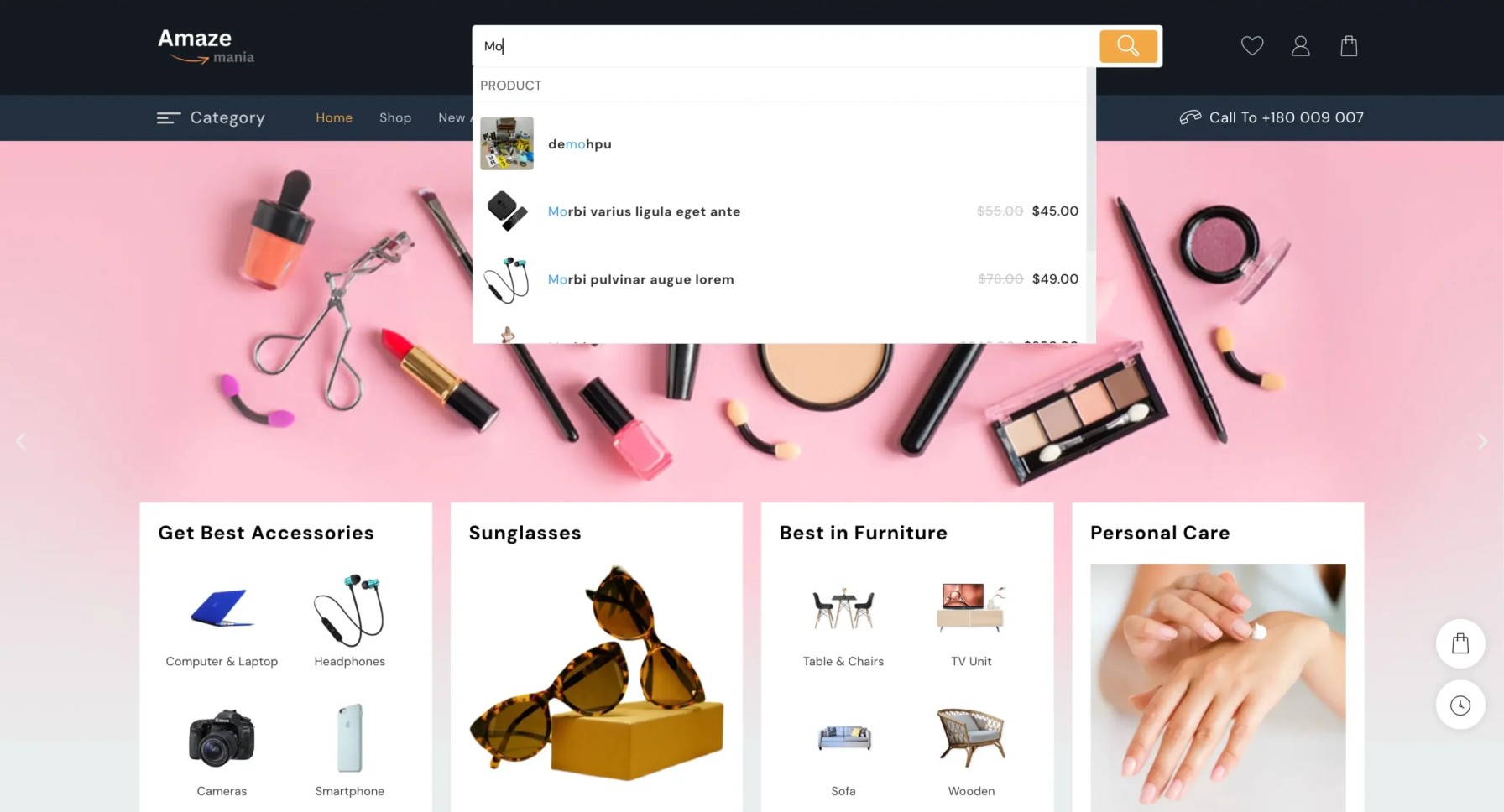 Advanced Product Search by ThemeHunk