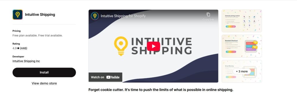 Intuitive Shipping