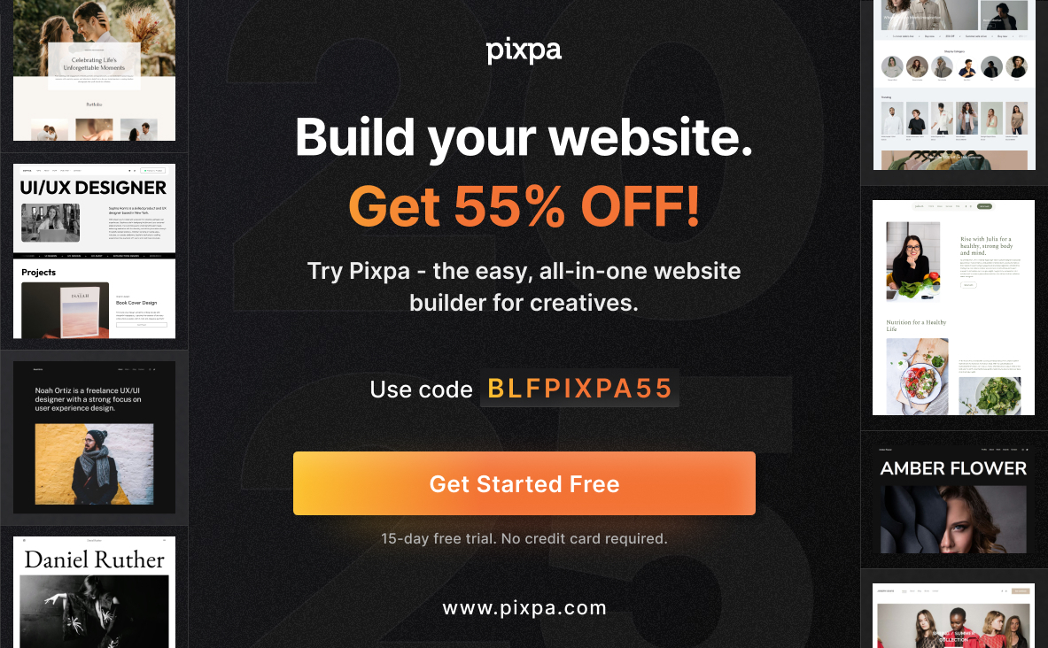 Pixpa BFCM 2025