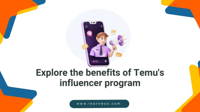 Explore the benefits of Temu's influencer program