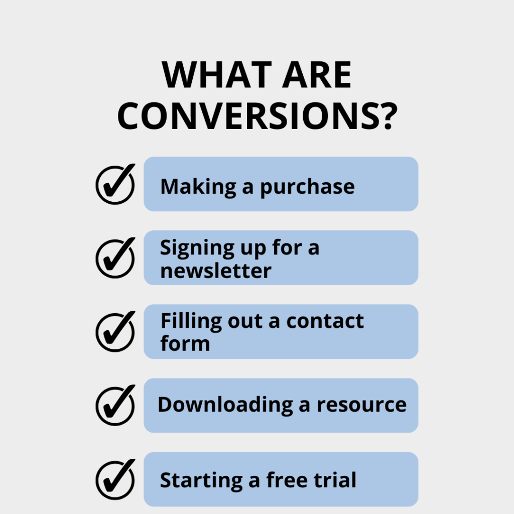 What are CONVERSIONS?