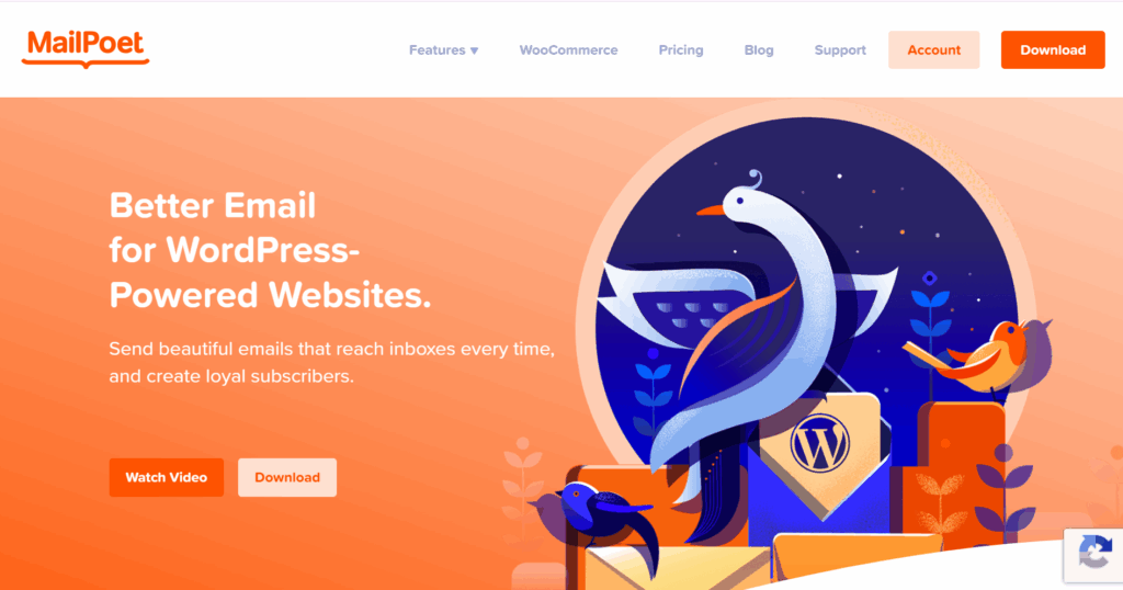 MailPoet page