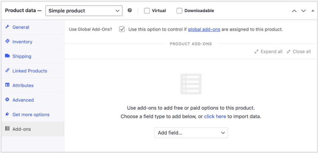WooCommerce Product Add-Ons