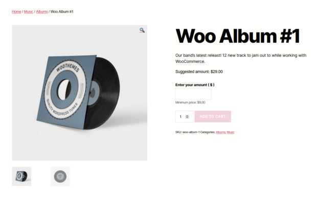WooCommerce Name Your Price Extension