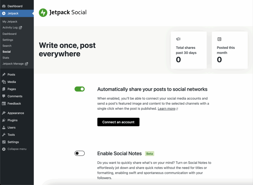 Jetpack Social: Best lightweight auto-share for solo WordPress owners