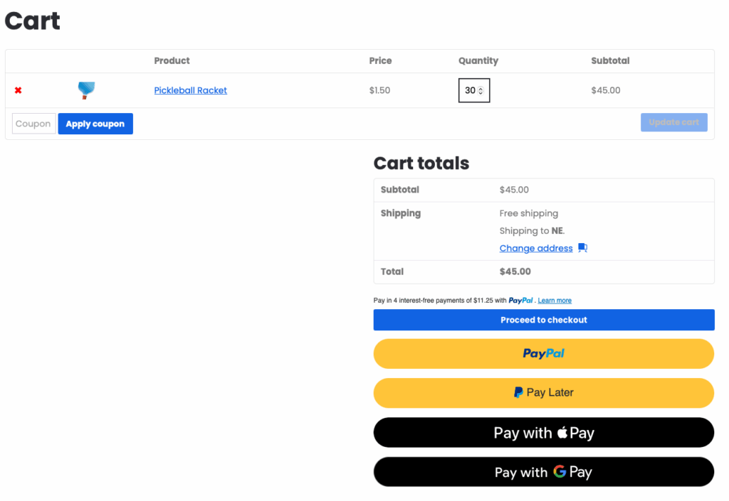PayPal Payments Integration